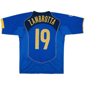 2004-05 Juventus Signed Third Shirt Zambrotta #19 - 6/10 - (L)