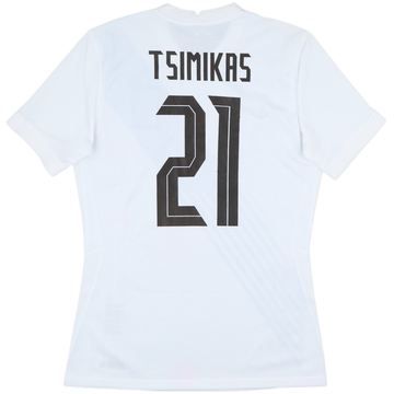 2020-22 Greece Authentic Home Shirt Tsimikas #21 - 6/10 - (M)