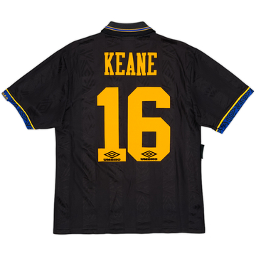 1993-95 Manchester United Away Shirt Keane #16 - 6/10 - (M)