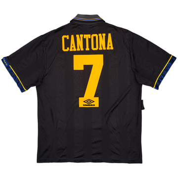 1993-95 Manchester United Away Shirt Cantona #7 - 8/10 - (M)