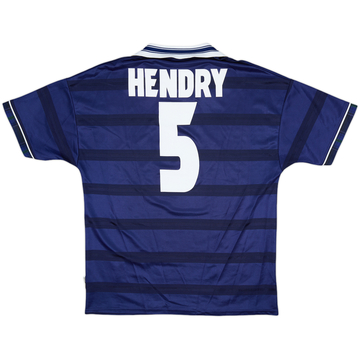 1998-00 Scotland Home Shirt Hendry #5 - 8/10 - (L)