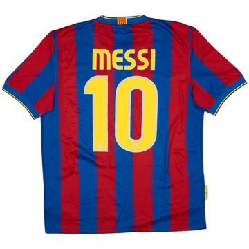 2009-10 Barcelona Home Shirt Messi #10 - 8/10 - (M)