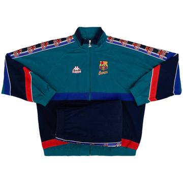 1995-97 Barcelona Kappa Full Tracksuit - 6/10 - (XL)