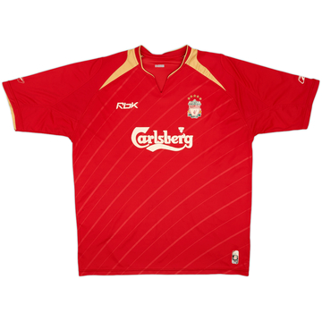 2005-06 Liverpool CL Home Shirt - 5/10 - (XL)