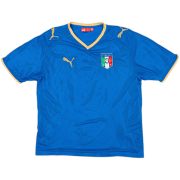 2007-08 Italy Home Shirt - 7/10 - (L.Boys)