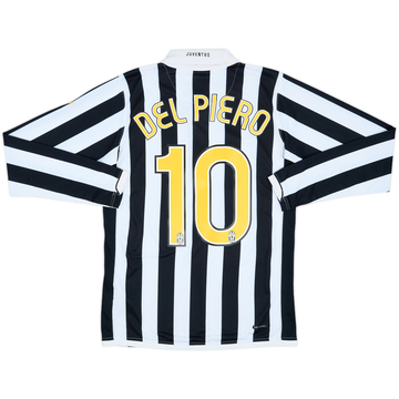 2006-07 Juventus Home L/S Shirt Del Piero #10 - 5/10 - (S)