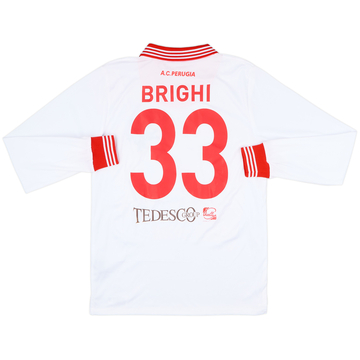 2016-17 Perugia Away L/S Shirt Brighi #33 - 9/10 - (M)