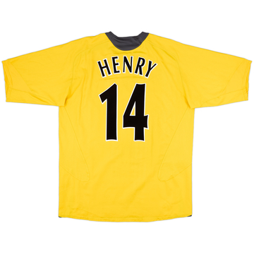 2005-06 Arsenal Away Shirt Henry #14 - 8/10 - (XL)
