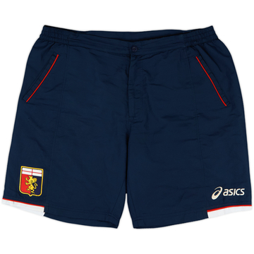 2010-11 Genoa Home Shorts - 9/10 - (XXL)