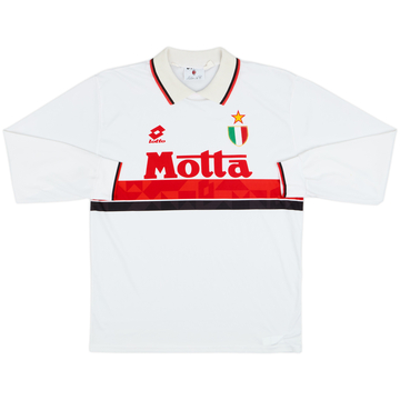 1993-94 AC Milan Away L/S Shirt - 7/10 - (L)