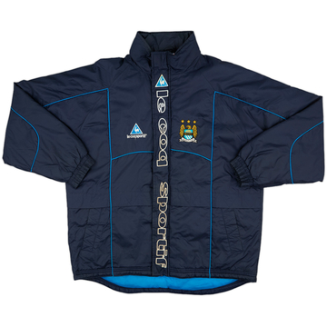 2001-03 Manchester City Le Coq Sportif Padded Bench Coat - 8/10 - (M)