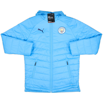 2019-20 Manchester City Puma Padded Bench Coat (L.Boys)