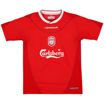 2002-04 Liverpool Home Shirt - 7/10 - (L.Boys)
