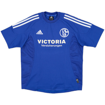 2002-04 Schalke Home Shirt - 8/10 - (XL.Boys)