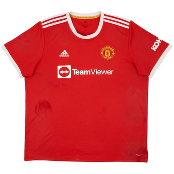 2021-22 Manchester United Home Shirt - 4/10 - (XXL)