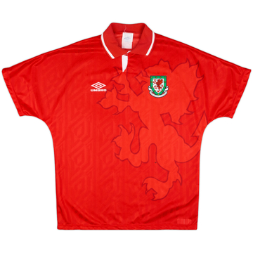 1992-94 Wales Home Shirt - 9/10 - (L)