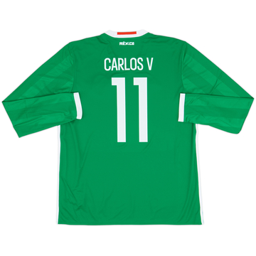 2016-17 Mexico Copa America Home L/S Shirt Carlos V #11 (XL)