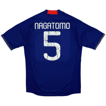 2010-12 Japan Home Shirt Nagatomo #5 - 5/10 - (S)