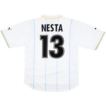 2001-02 Lazio European Home Shirt Nesta #13 - 7/10 - (XL)