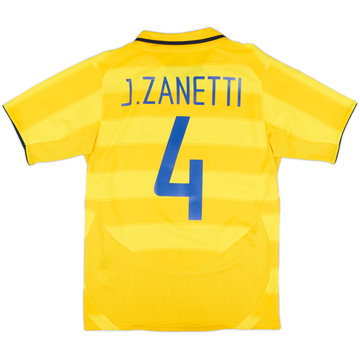 2003-04 Inter Milan Away Shirt J.Zanetti #4 - 8/10 - (S)