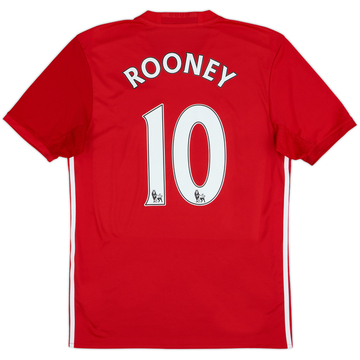 2016-17 Manchester United Home Shirt Rooney #10 - 6/10 - (M)