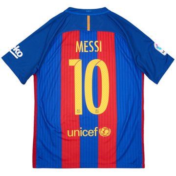 2016-17 Barcelona Home Shirt Messi #10 - 8/10 - (M)