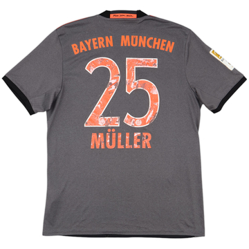 2016-17 Bayern Munich Away Shirt Muller #25 - 4/10 - (M)