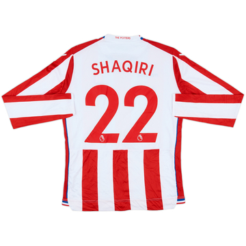 2017-18 Stoke City Home L/S Shirt Shaqiri #22 - 9/10 - (S)