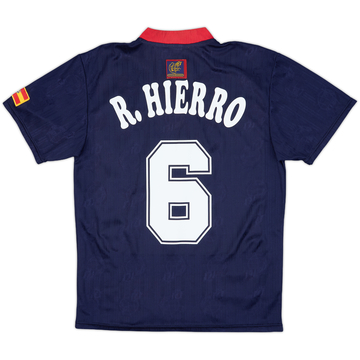 1996-98 Spain Away Shirt R.Hierro #6 - 9/10 - (M)