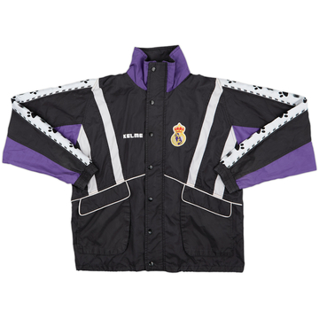 1997-98 Real Madrid Kelme Hooded Rain Jacket - 8/10 - (S)