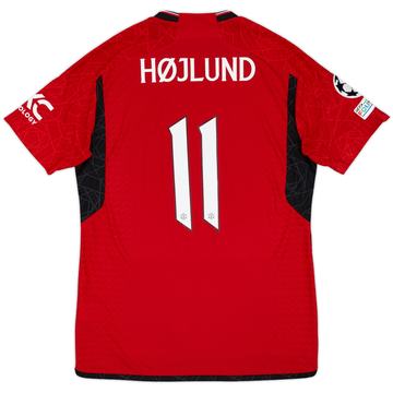 2023-24 Manchester United Authentic Home Shirt Hojlund #11 - 7/10 - (L)