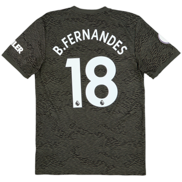 2020-21 Manchester United Away Shirt B.Fernandes #18 - 8/10 - (M)