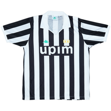 1991-92 Juventus Basic Home Shirt - 6/10 - (L)