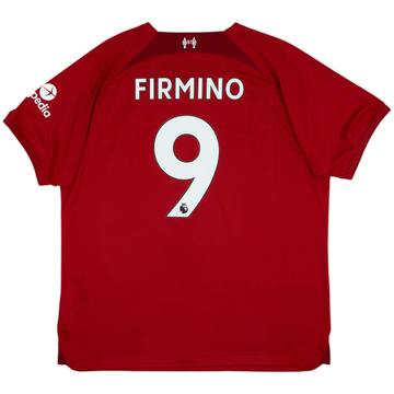 2022-23 Liverpool Home Shirt Firmino #9 - 10/10 - (XL)