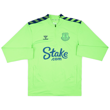 2022-23 Everton Hummel 1/4 Zip Training Top - 10/10 - (S)