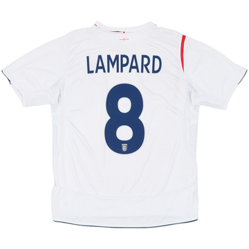 2005-07 England Home Shirt Lampard #8 - 5/10 - (M)