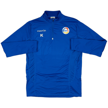 2018-20 Andorra Macron 1/4 Zip Training Top K - 8/10 - (XL)