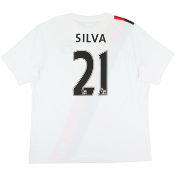 2009-11 Manchester City Third Shirt Silva #21 - 8/10 - (XL)