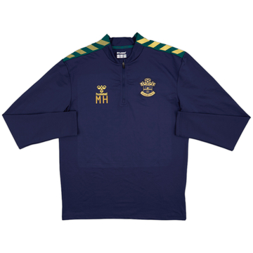 2022-23 Southampton Staff Issue Hummel 1/4 Zip Drill Top MH - 10/10 - (M)