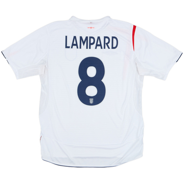 2005-07 England Home Shirt Lampard #8 - 6/10 - (L)