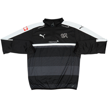 2015-16 Switzerland Puma 1/4 Zip Training Top - 8/10 - (L)