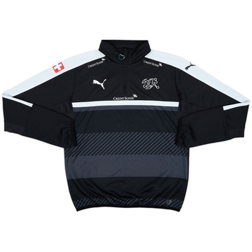 2015-16 Switzerland Puma 1/4 Zip Training Top - 8/10 - (L)
