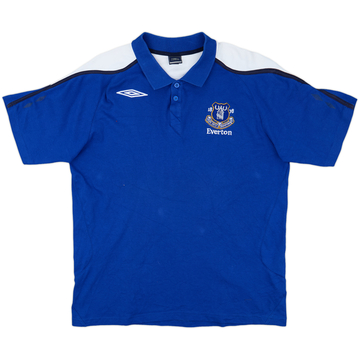 2007-08 Everton Umbro Polo Shirt - 9/10 - (XL)