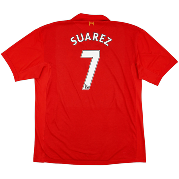2012-13 Liverpool Home Shirt Suarez #7 - 7/10 - (3XL)