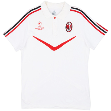 2010-11 AC Milan adidas Champions League Polo Shirt - 7/10 - (L)