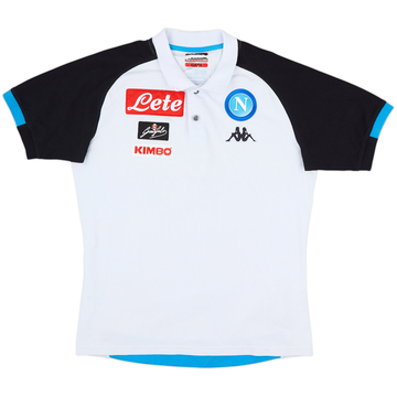 2017-18 Napoli Kappa Polo Shirt - 7/10 - (L)