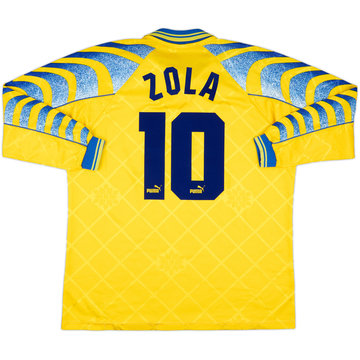 1995-96 Parma Third L/S Shirt Zola #10 - 9/10 - (XL)