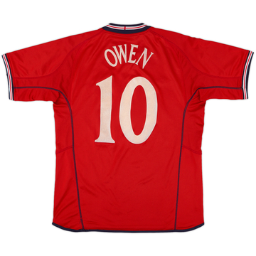 2002-04 England Away Shirt Owen #10 - 5/10 - (XL.Boys)