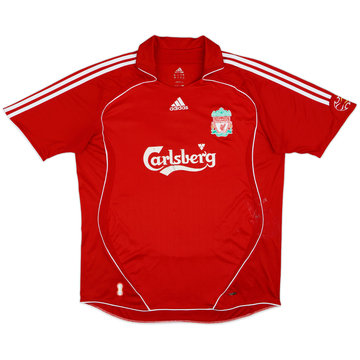 2006-08 Liverpool Home Shirt Gerrard #8 - 4/10 - (XL)