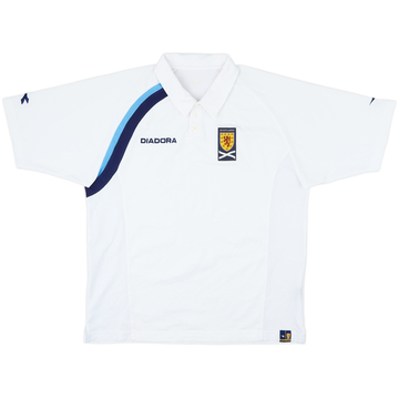 2005-06 Scotland Diadora Polo Shirt - 8/10 - (L)